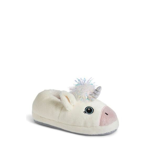 NWT Dearfoams Emery Critter Closed Back Slippers Toddlers Size 7/8 - Picture 1 of 7